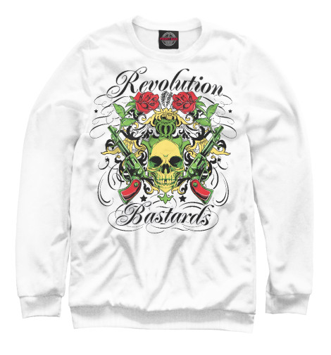 

Свитшоты Print Bar, Белый, Revolution Bastards