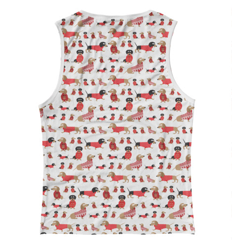 

Майки Print Bar, Белый, Таксы зимние