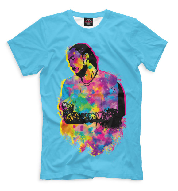 Футболка для мальчиков с изображением Скриптонит цвета Грязно-голубой