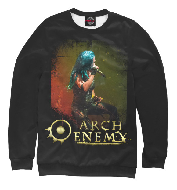 Свитшот для мальчиков с изображением Arch Enemy цвета Белый