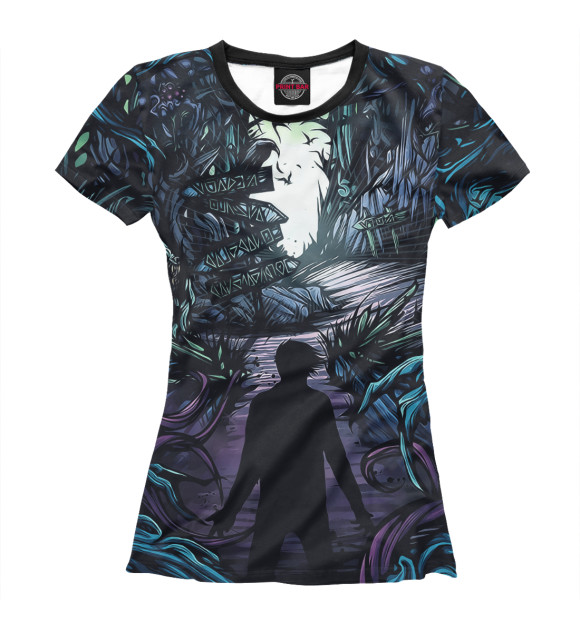 Футболка для девочек с изображением A Day to Remember цвета Белый