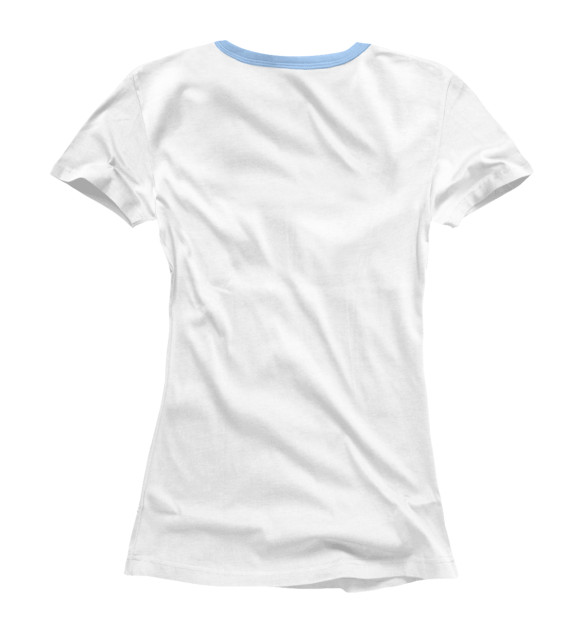 Женская футболка с изображением Лацио цвета Белый