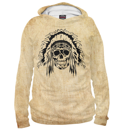 

Худи Print Bar, Белый, Индеец череп