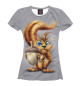 Женская футболка Furry Squirrel