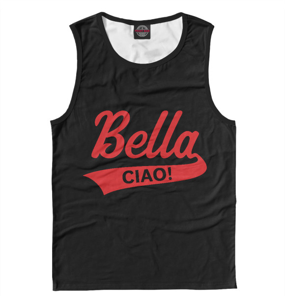 Майка для мальчика с изображением Bella Ciao цвета Белый