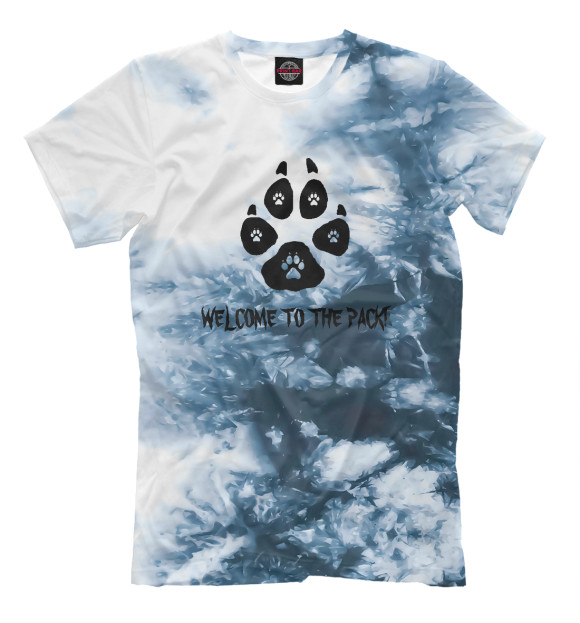 Футболка для мальчиков с изображением Welkome to the Pack цвета Белый
