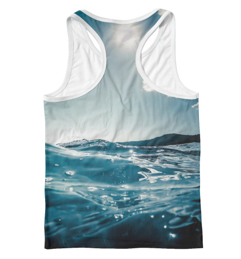 

Майки борцовки Print Bar, Белый, Море