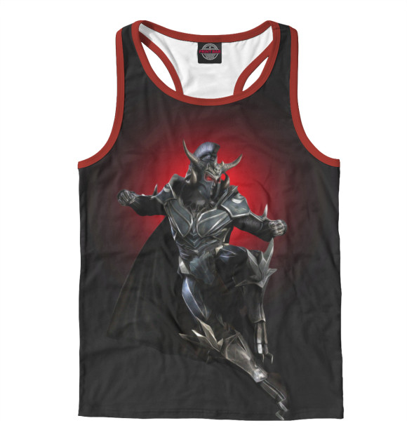 Мужская майка-борцовка с притом Ares цвета Белый Мужская майка-борцовка с изображением Ares цвета Белый