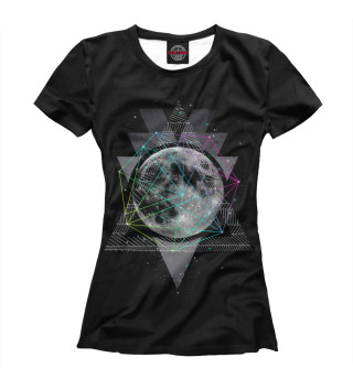 Женская футболка Moon