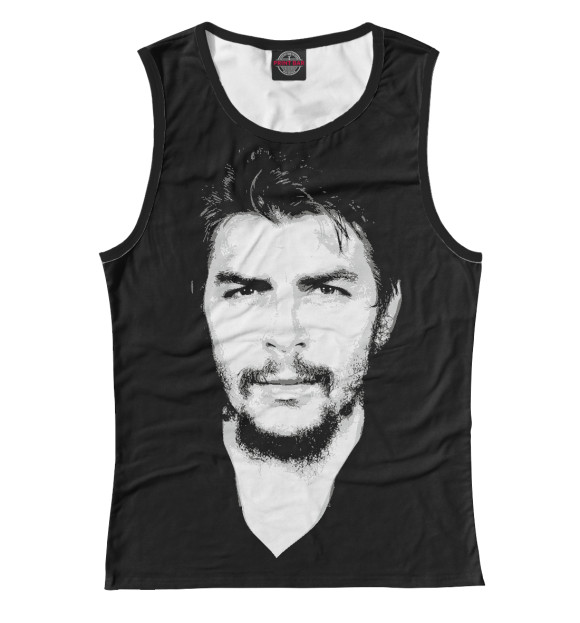 Женская майка с изображением Че Гевара цвета Белый