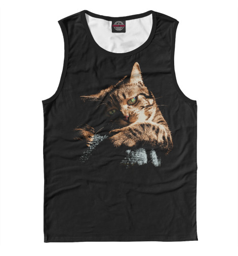 

Майки Print Bar, Белый, Кошка