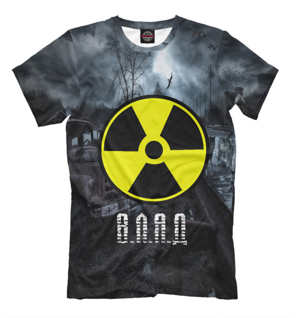 Футболка для мальчиков с изображением S.T.A.L.K.E.R-ВЛАД цвета Черный
