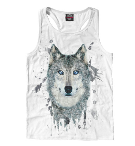 

Майки борцовки Print Bar, Белый, Волк