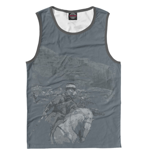 Майка для мальчика с изображением ДикаяДивизия цвета Белый