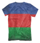 Мужская футболка Флаг Азербайджана