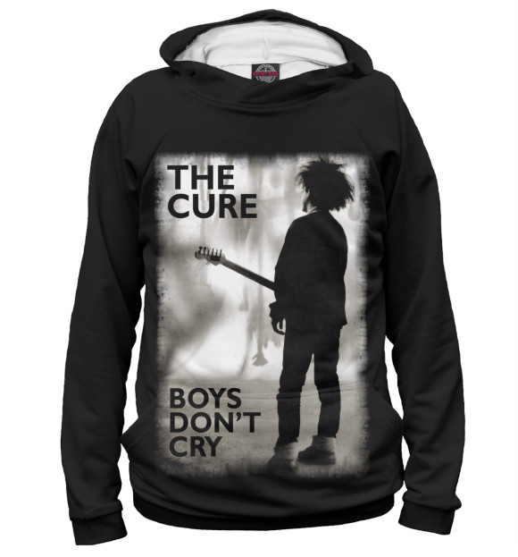 Мужское худи с изображением The Cure цвета Белый