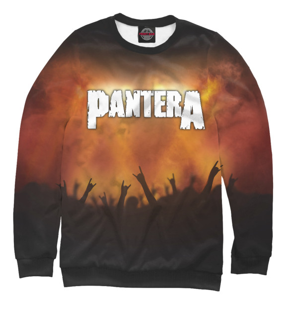 Свитшот для мальчиков с изображением Pantera цвета Белый