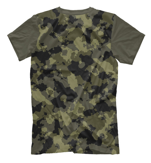 Футболка для мальчиков с притом Армейский стиль цвета Белый Футболка для мальчиков с изображением Армейский стиль цвета Белый