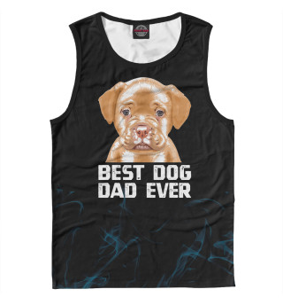 Майка для мальчика Best Dog Dad Ever