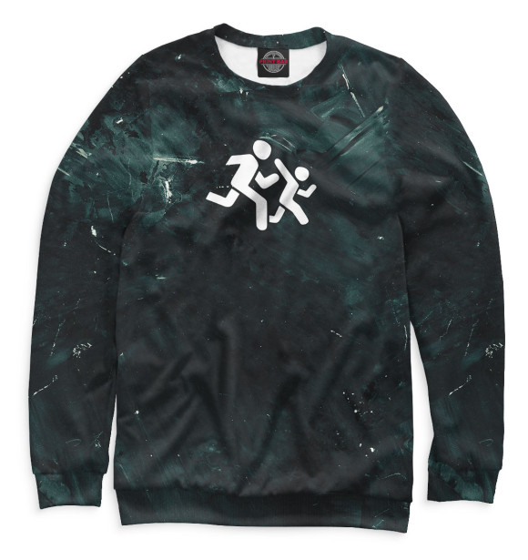 Мужской свитшот с изображением Дима Масленников цвета Белый