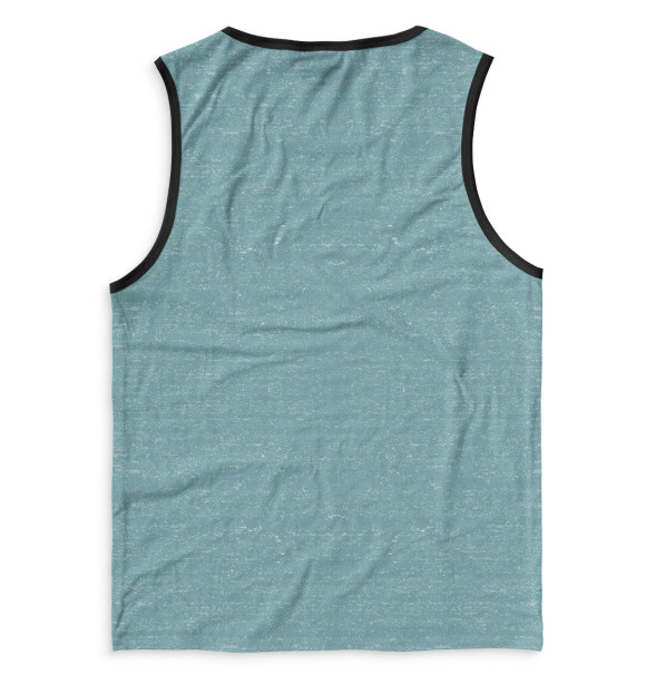 Мужская майка с изображением Стиль СССР цвета Белый