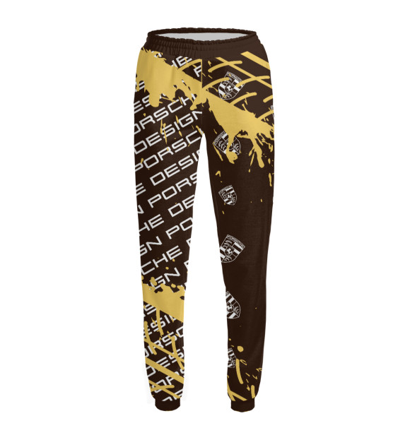 Женские спортивные штаны с изображением Porsche Design цвета Белый