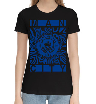 Хлопковая футболка для девочек Manchester City