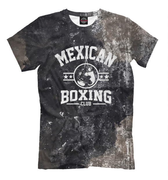 Мужская футболка с изображением Mexican Boxing Club цвета Белый