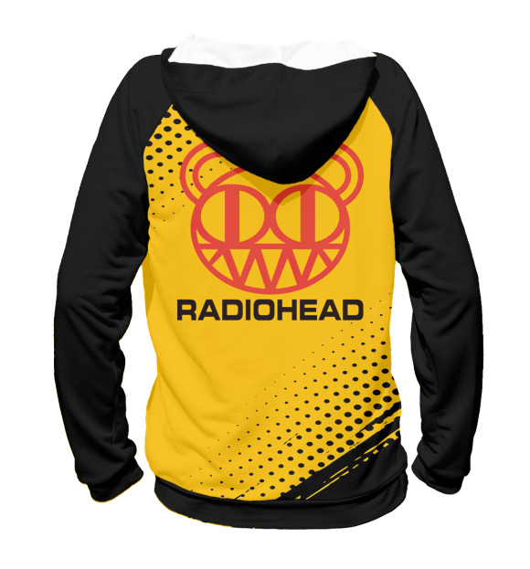 Женское худи с изображением Radiohead цвета Белый