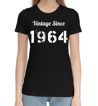 Хлопковая футболка для девочек Vintage Since 1964