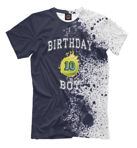 Футболки Print Bar 10th Birthday Boy Tennis baddiel david birthday boy