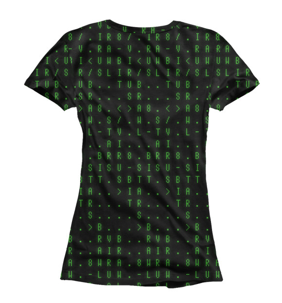 Женская футболка с изображением Brawl Stars Virus 8-Bit цвета Белый