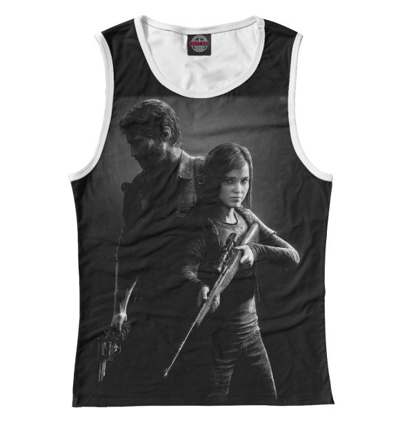 Майка для девочки с изображением The Last of Us цвета Белый