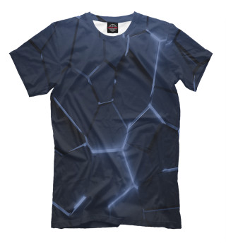 Мужская футболка 3D ПЛИТЫ | АБСТРАКЦИЯ | HIT