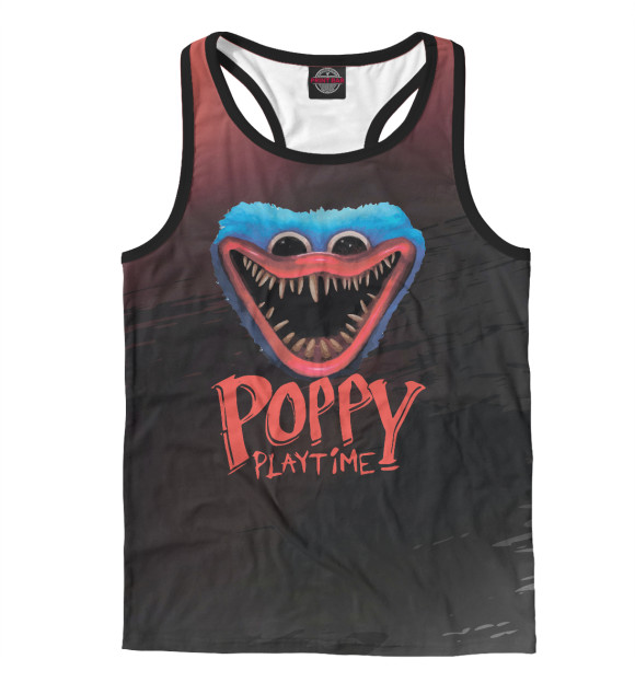 Мужская майка-борцовка с изображением Прочее цвета Белый