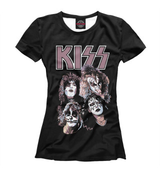 Футболка для девочек KISS