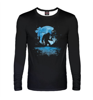 Мужской лонгслив Bigfoot Fishing Silhouette