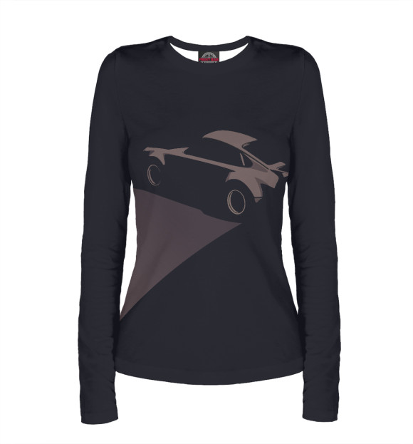 Женский лонгслив с изображением 911 Grad цвета Белый