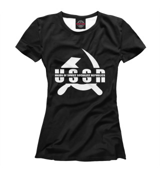 Женская футболка USSR