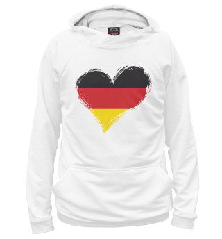 Худи для девочки Сердце Германии (флаг)