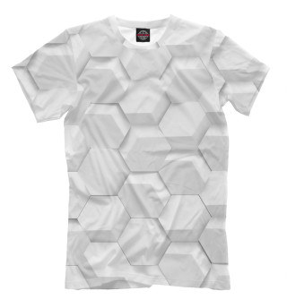 Мужская футболка 3D White