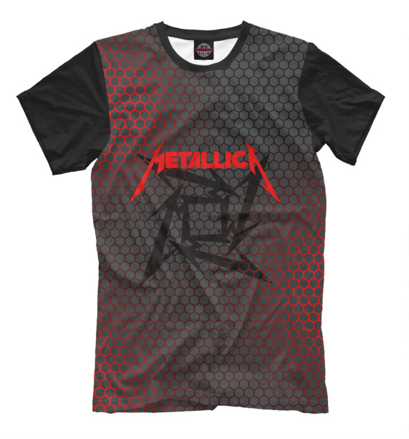 Мужская футболка с изображением Metallica цвета Белый