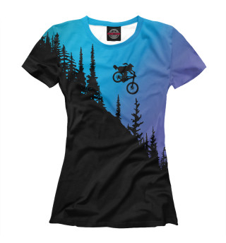 Женская футболка Downhill Colors