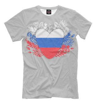 Мужская футболка Сердце России