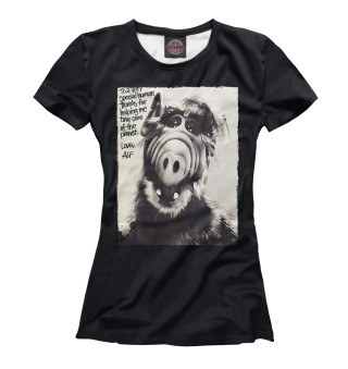 Женская футболка Alf