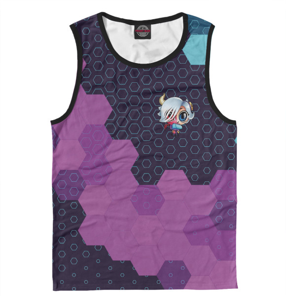 Мужская майка с изображением Brawl Stars Colette цвета Белый