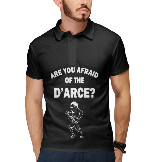 Мужское поло с притом Тони Фергюсон Team El Cucuy цвета Белый Мужское поло с изображением Тони Фергюсон Team El Cucuy цвета Белый