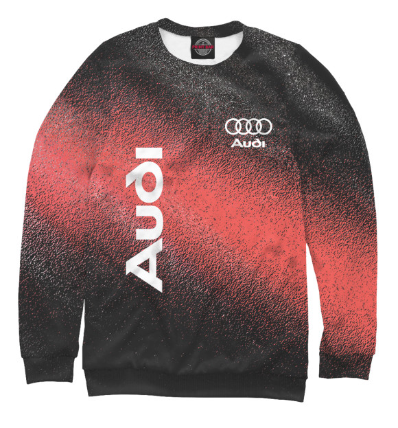 Свитшот для девочек с изображением Audi цвета Белый