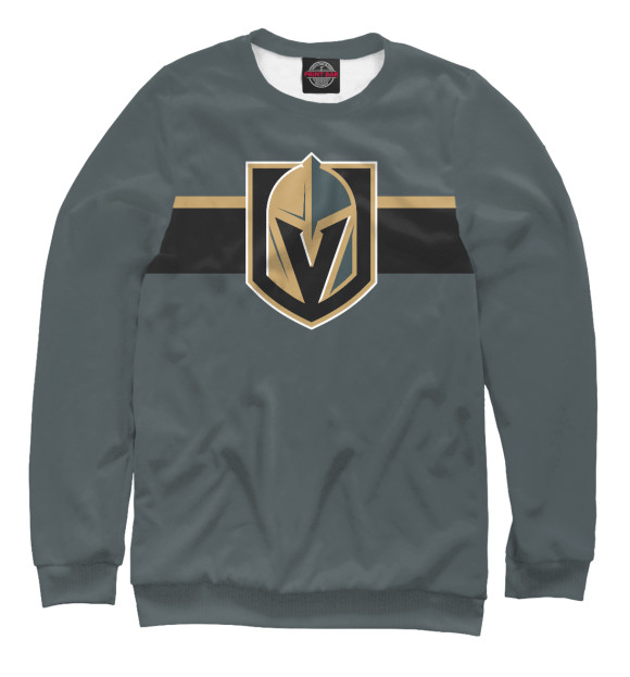 Свитшот для девочек с изображением Vegas Golden Knights цвета Белый