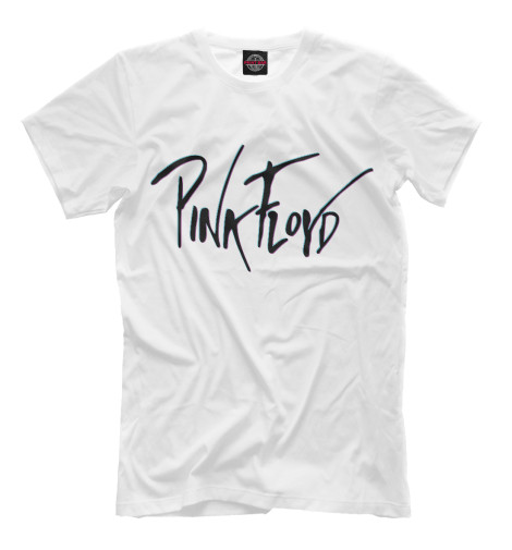 Футболки Print Bar Pink Floyd: Пинк Флойд надпись на белом футболки print bar pink floyd пинк флойд кирпичи